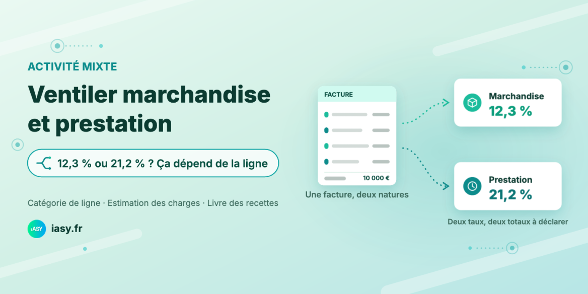 Activité mixte : pourquoi ventiler marchandise et prestation