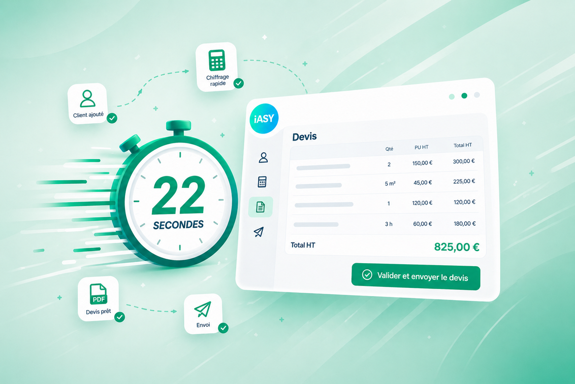 22 secondes pour un devis : le défi Iasy