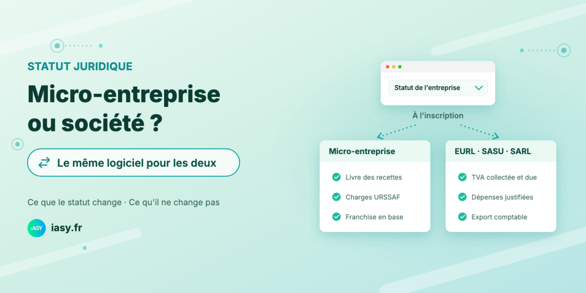 Micro-entreprise ou société : le même logiciel de facturation ?