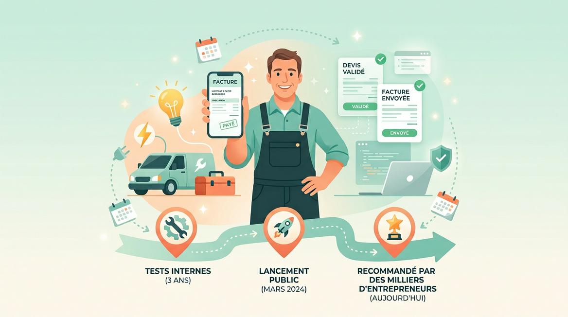 Pourquoi j'ai créé Iasy : le logiciel de facturation éprouvé depuis 5 ans