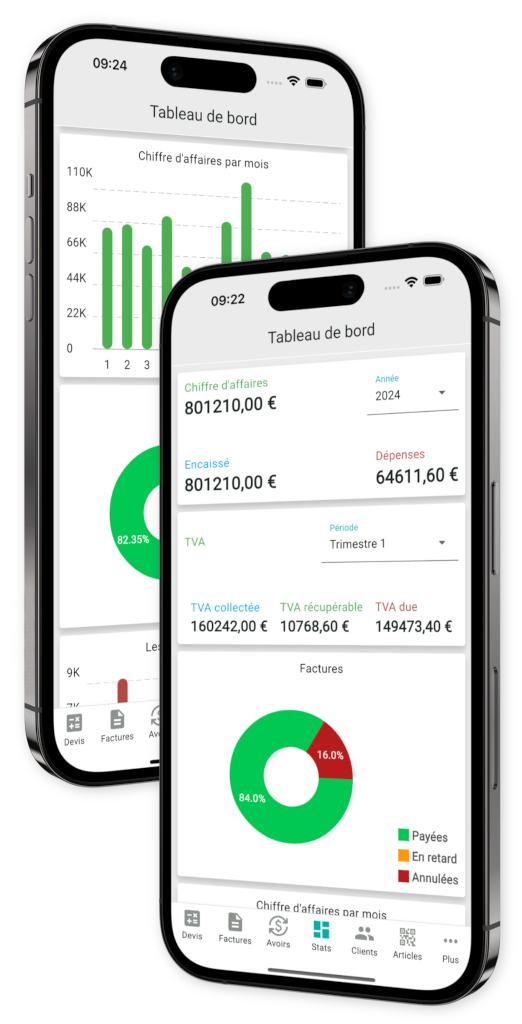 Application de devis et factures