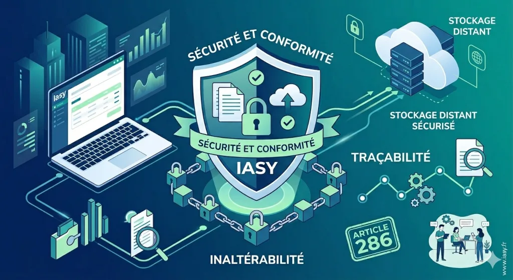 Sécurité et conformité du logiciel de facturation Iasy